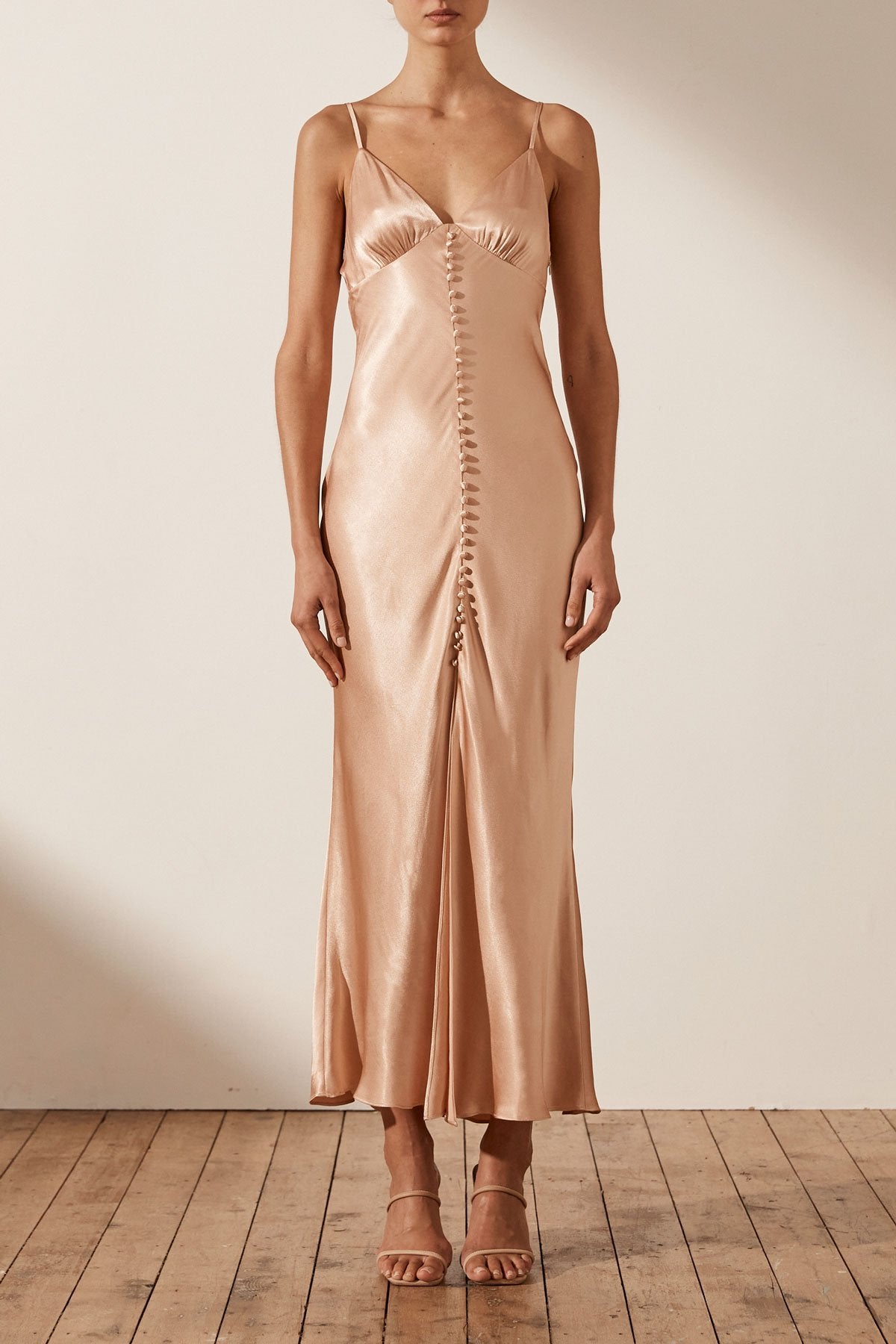 La Lune Bias Slip Dress | Desert Rose ...